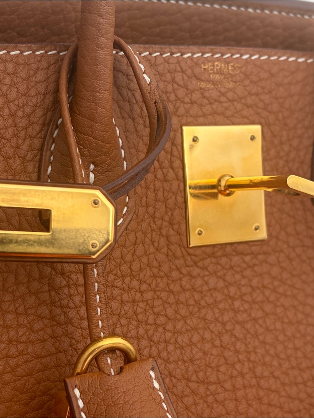 Hermes Birkin Gold Fjord Leather with Gold hardware - Picture 13 of 17